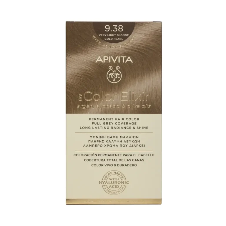APIVITA Βαφή Μαλλιών My Color Elixir 9.38 ΞΑΝΘΟ ΠΟΛΥ ΑΝΟΙΧΤΟ ΜΕΛΙ ΠΕΡΛΕ (50+75ml)