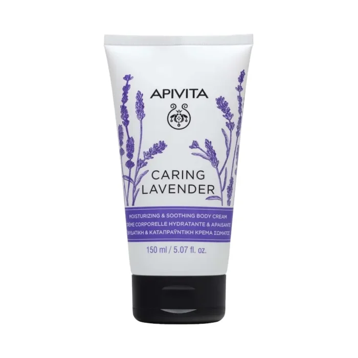APIVITA CARING LAVENDER Ενυδατική & Καταπραϋντική Κρέμα Σώματος - 150ml - Image 1