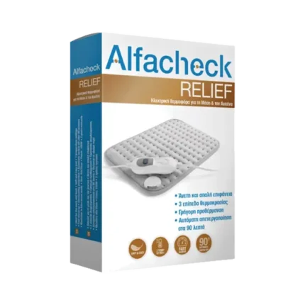 ALFACHECK Ηλεκτρική Θερμοφόρα RELIEF για τον Αυχένα και την Μέση - 1 τεμάχιο