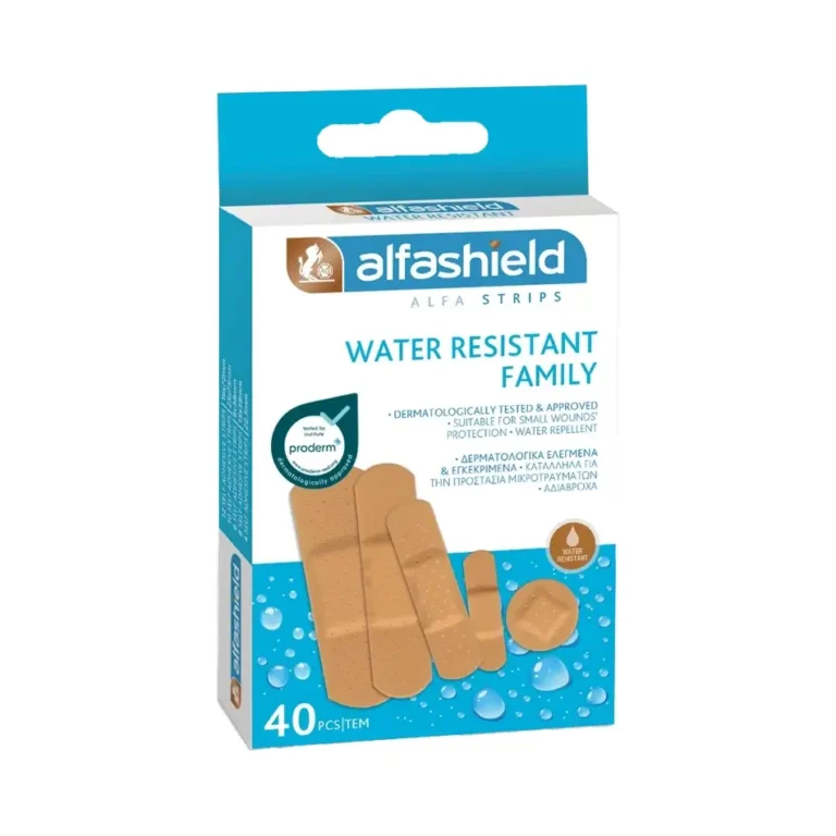 ALFASHIELD Water Resistant Αυτοκόλλητα Αδιάβροχα Τσιρότα - 40 τεμάχια