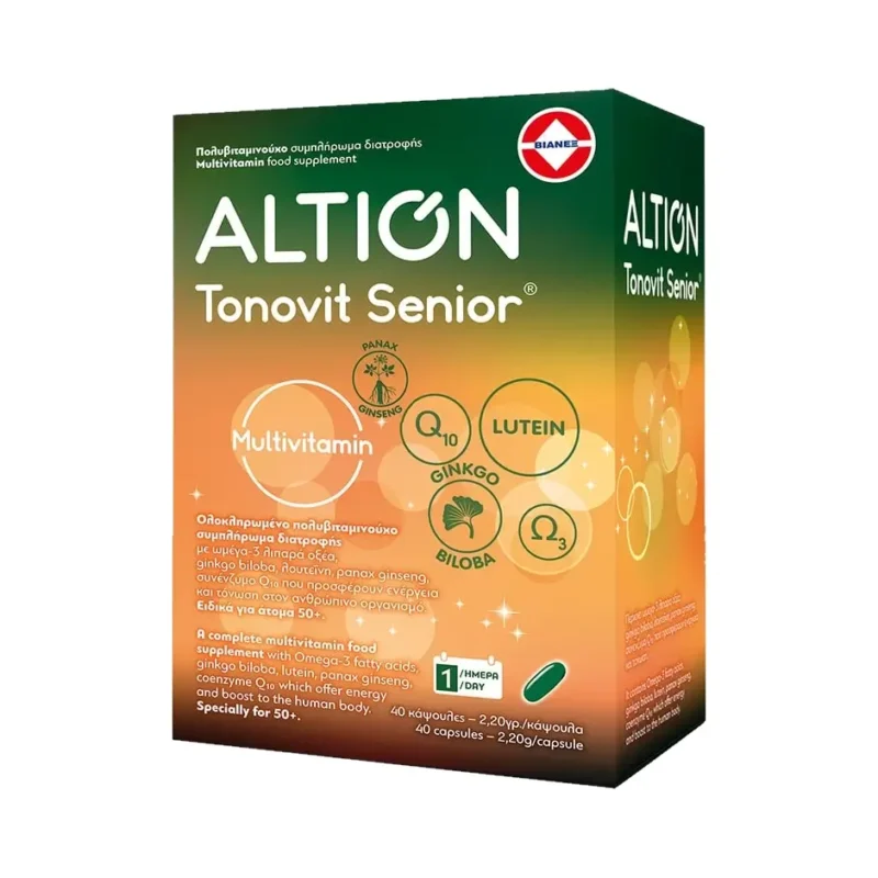 altion tonovit senior πολυβιταμινεσ για ηλικιεσ 50+ ετων