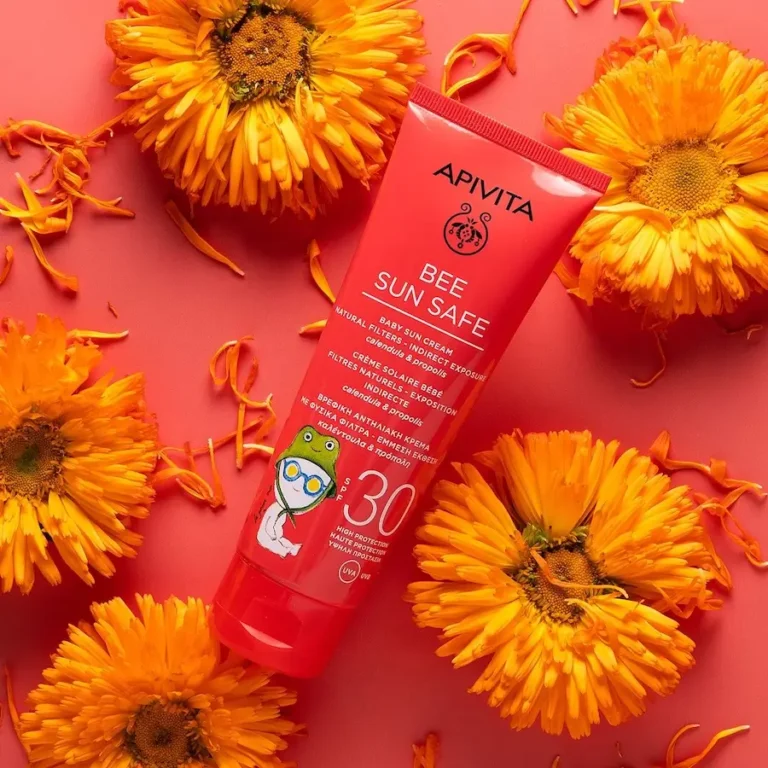 APIVITA Bee Sun Safe Baby Sun Cream SPF30 Βρεφική Αντηλιακή Κρέμα Υψηλής Προστασίας με Καλέντουλα & Πρόπολη - 100ml