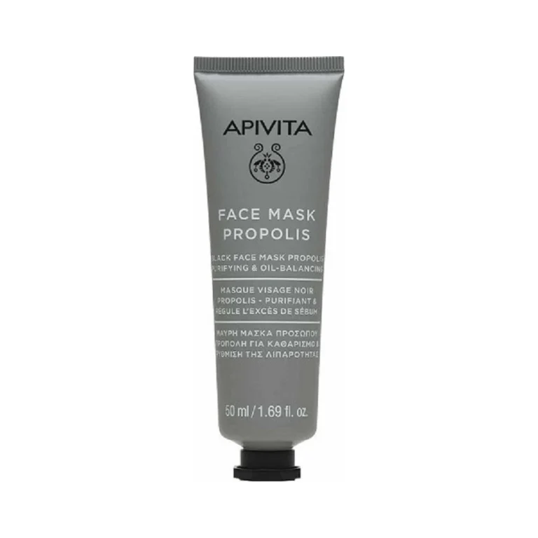 APIVITA Black Face Mask με Πρόπολη για βαθύ καθαρισμό - 50ml