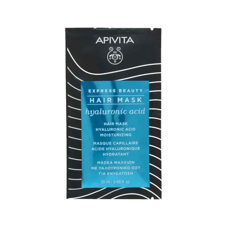 APIVITA HAIR MASK Hyaluronic Acid για Ενυδάτωση Μαλλιών - 20ml