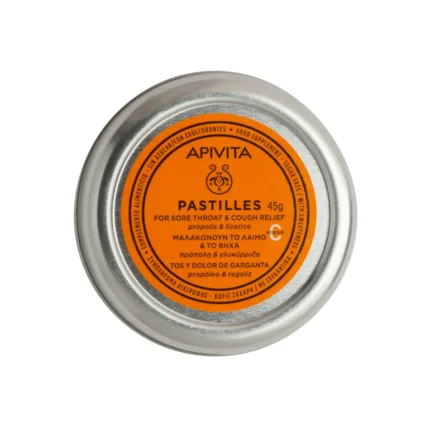 APIVITA - Παστίλιες με Πρόπολη & Γλυκύριζα - 45gr