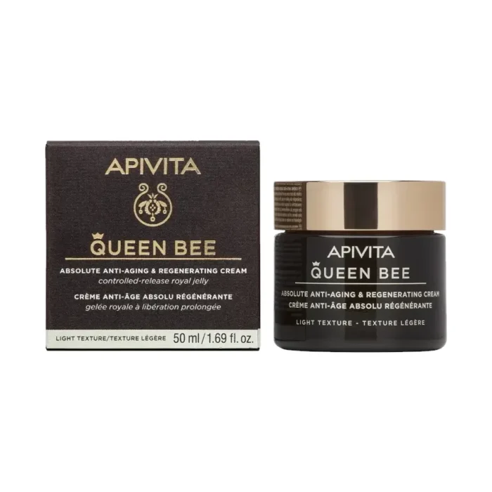 APIVITA - Queen Bee Κρέμα Απόλυτης Αντιγήρανσης & Αναγέννησης Ελαφριάς υφής - 50ml