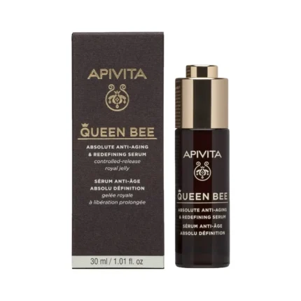 APIVITA Queen Bee Ορός Απόλυτης Αντιγήρανσης & Ανόρθωσης Περιγράμματος με Βασιλικό Πολτό - 30ml