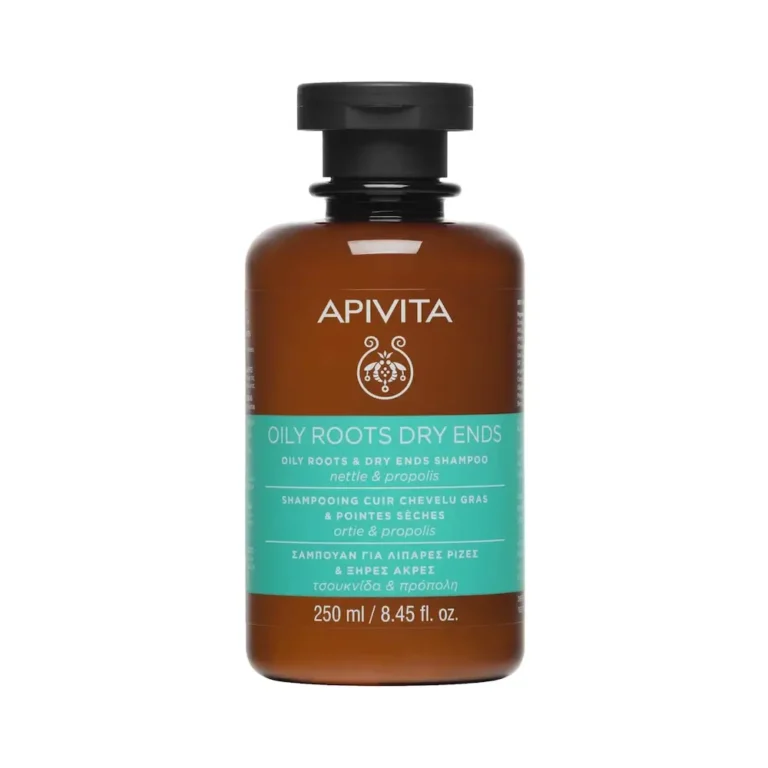 APIVITA Σαμπουάν για λιπαρή ρίζα με ξηρές άκρες ΤΣΟΥΚΝΙΔΑ & ΠΡΟΠΟΛΗ - 250ml