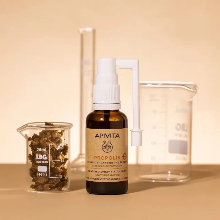 APIVITA Βιολογικό Spray Propolis για το Λαιμό με Πρόπολη & Αλθέα - 30ml