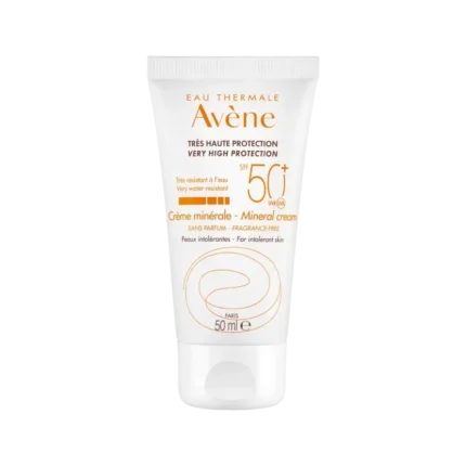 AVENE Creme Minerale SPF50+ Αντηλιακή Κρέμα Προσώπου - 50ml