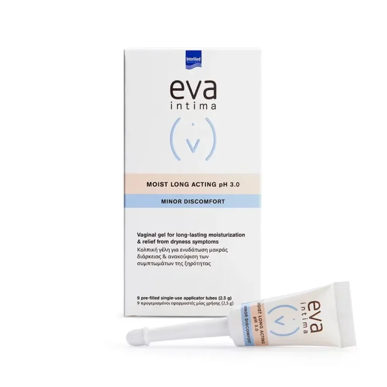 INTERMED Eva Intima Moist Long Acting pH 3.0 Υγραντική Κολπική Γέλη 9τμχ - 2