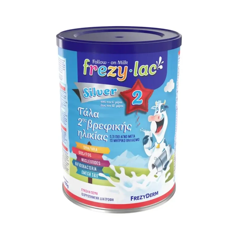 FREZYDERM FREZYLAC Silver 2 Αγελαδινό Γάλα για βρέφη 6-12 μηνών - 400gr
