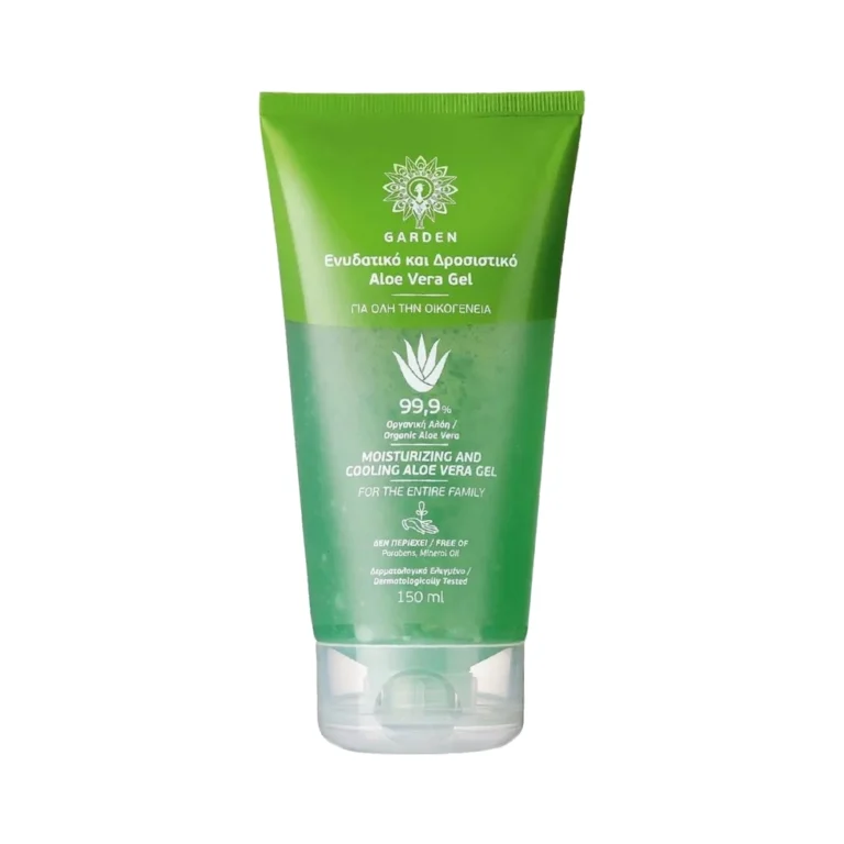 GARDEN Aloe Vera Cooling Gel Ενυδατικό Γαλάκτωμα για μετά τον Ήλιο Με Aloe Vera - 150ml
