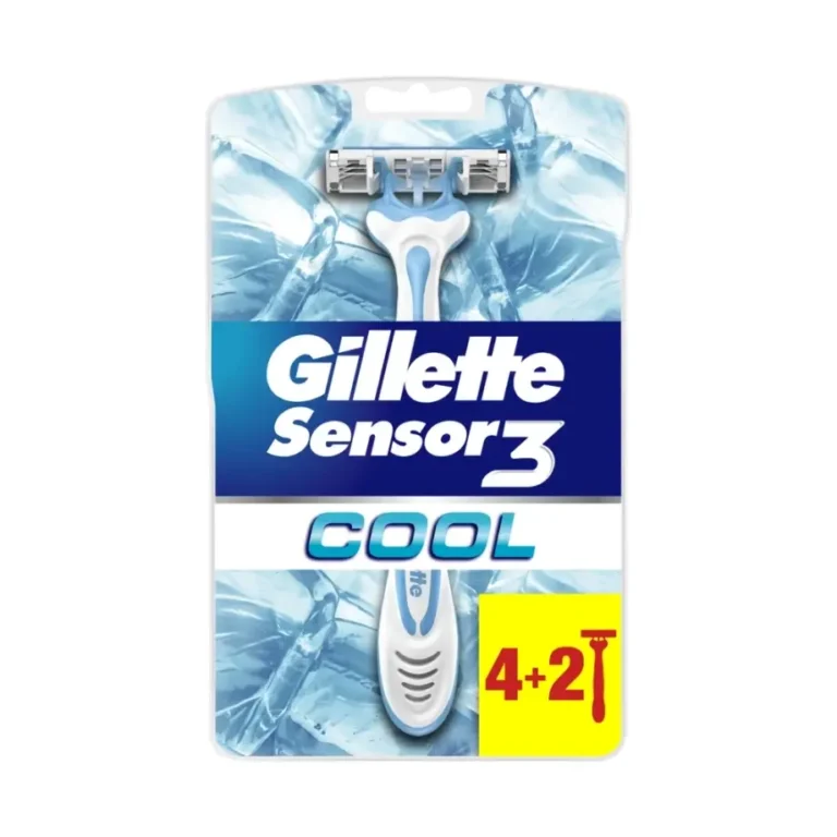 GILLETTE Sensor 3 COOL Ξυριστικές Μηχανές (4+2 ΔΩΡΟ)