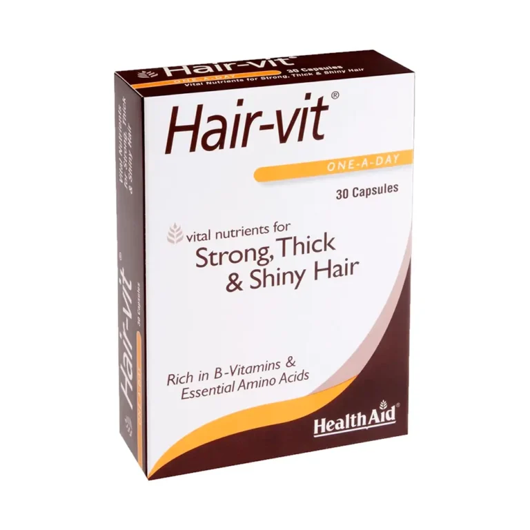 HEALTH AID HAIR-VIT Συνδυασμός Βιταμινών για Δύναμη Όγκο & Λαμπερά Μαλλιά – 30 κάψουλες