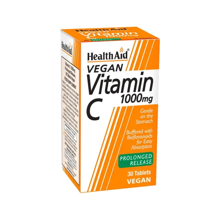 HEALTH AID Vitamin C Prolonged Release 1000mg - 30Tabs