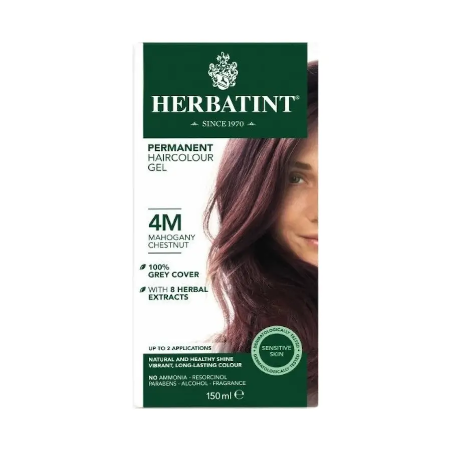 HERBATINT-4M-OLD HERBATINT Φυτική Βαφή με Αλόη - 4M Καστανό Μαονί - Image 1