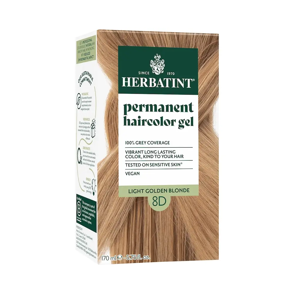 HERBATINT-8D (1) HERBATINT Φυτική Βαφή με Αλόη - 8D Ξανθό Ανοικτό Χρυσαφί - Image 1