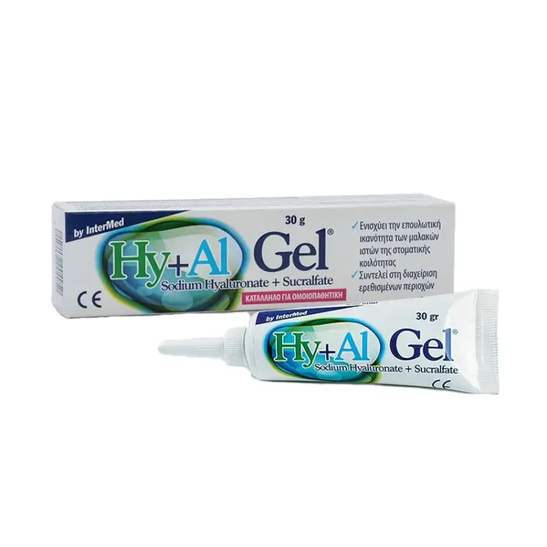 INTERMED Hy+Al Gel Επουλωτικό Ζελ Στόματος - 30gr
