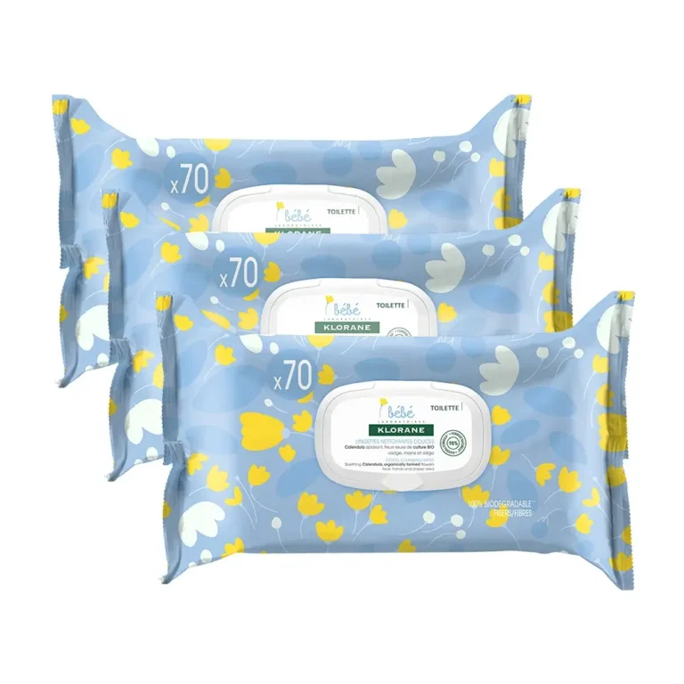 KLORANE BEBE Μωρομάντηλα Lingettes Nettoyantes - 210 τεμάχια (2+1 ΔΩΡΟ)