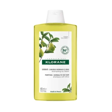 KLORANE Shampooing a la pulpe de Cedrat Σαμπουάν συχνής χρήσης με πολτό Κίτρου & βιταμίνες - 400ml