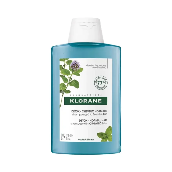 KLORANE Shampoo Detox Σαμπουάν για Κανονικά Μαλλιά με Βιολογική Μέντα - 200ml
