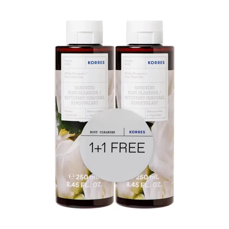 KORRES Αφρόλουτρο ΛΕΥΚΑ ΑΝΘΗ White Blossom 1+1 ΔΩΡΟ (2x250ml)
