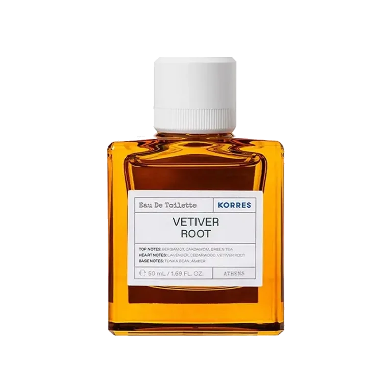 KORRES Eau De Toilette Vetiver Root Άρωμα με Νότες Περγαμόντου και Πράσινου Τσαγιού - 50ml