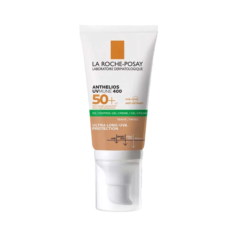 LA-ROCHE-POSAY-ANTHELIOS-UVMUNE400-OIL-CONTROL-GEL-CREAM-TINTED-SPF50+50ML LA ROCHE POSAY Anthelios UVMUNE 400 Oil Control Tinted Gel-Cream SPF 50+ (50ml)