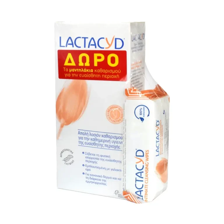 LACTACYD Intimate Lotion Classic (300ml) +15 Μαντηλάκια ΔΩΡΟ