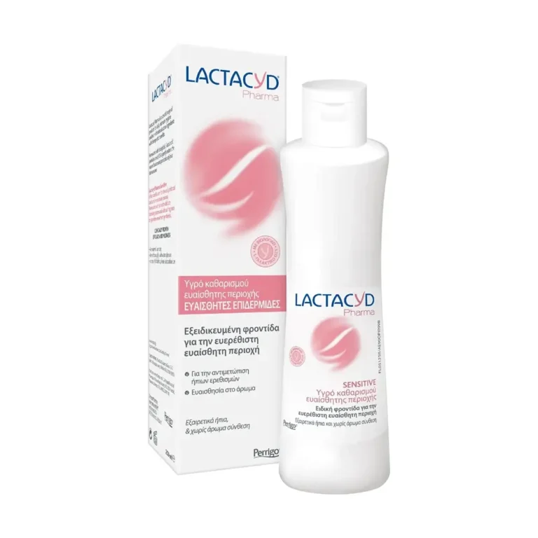 LACTACYD Pharma Sensitive Υγρό Καθαρισμού για Ευαίσθητες Επιδερμίδες- 250ml