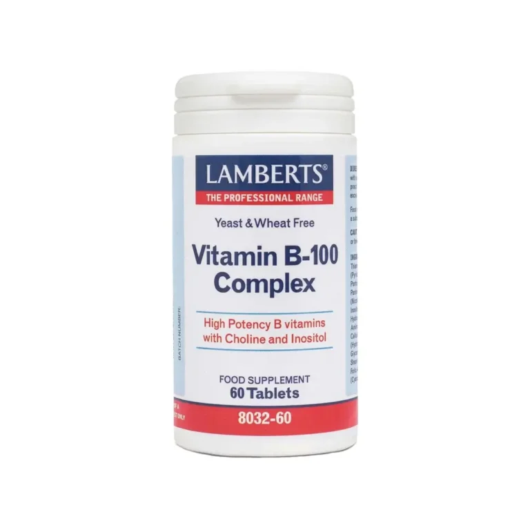 LAMBERTS Vitamin B-100 Complex - 60 ταμπλέτες
