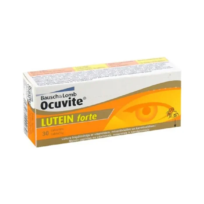 BAUSCH & LOMB Ocuvite Lutein Forte Συμπλήρωμα Διατροφής για την Καλή Υγεία των Ματιών - 30 caps
