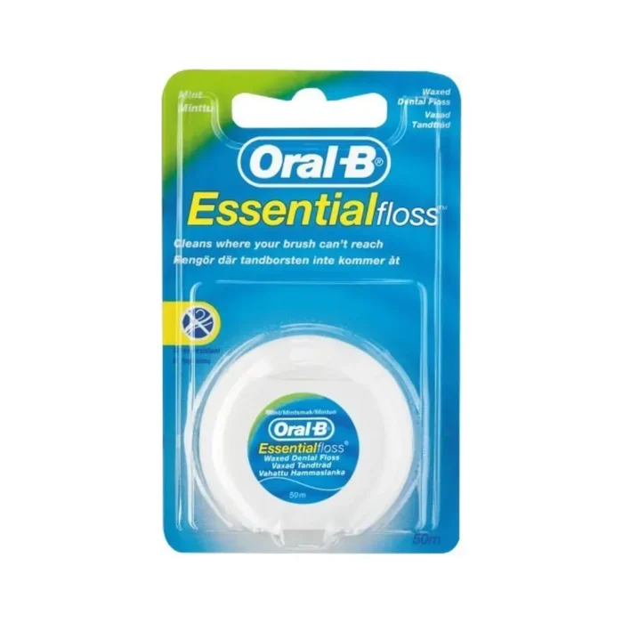 ORAL-B Essential Floss Waxed Οδοντικό Νήμα Κηρωμένο - 50m - Image 1