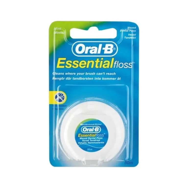 ORAL-B Essential Floss Waxed Οδοντικό Νήμα Κηρωμένο - 50m
