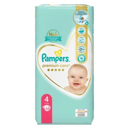 PAMPERS PREMIUM CARE NO 4 (52TEM)