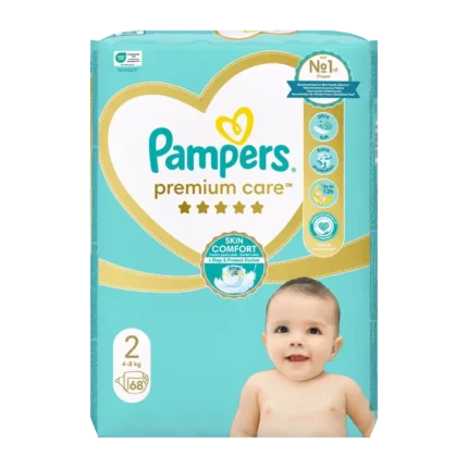 PAMPERS Premium Care No 2 Πάνες για Βρέφη 4-8 Kg - 68 τεμάχια