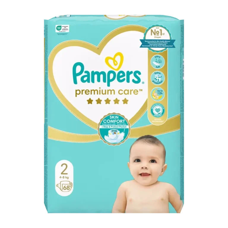 PAMPERS Premium Care No 2 Πάνες για Βρέφη 4-8 Kg - 68 τεμάχια