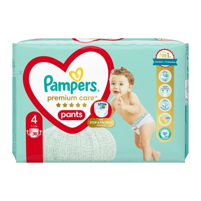 pampers premium care pants no 4 38tem