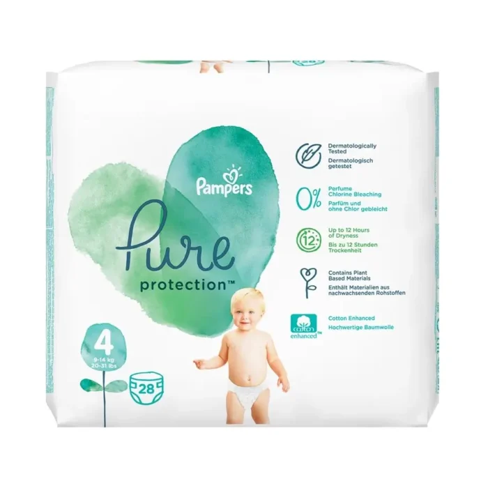 PAMPERS PURE NO4