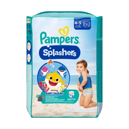 PAMPERS Splashers Πάνες Αδιάβροχες No 4-5 (9-15 Kg) 11 τεμάχια