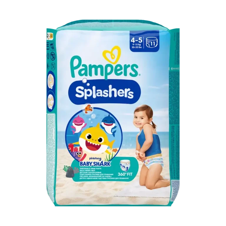 PAMPERS Splashers Πάνες Αδιάβροχες No 4-5 (9-15 Kg) 11 τεμάχια