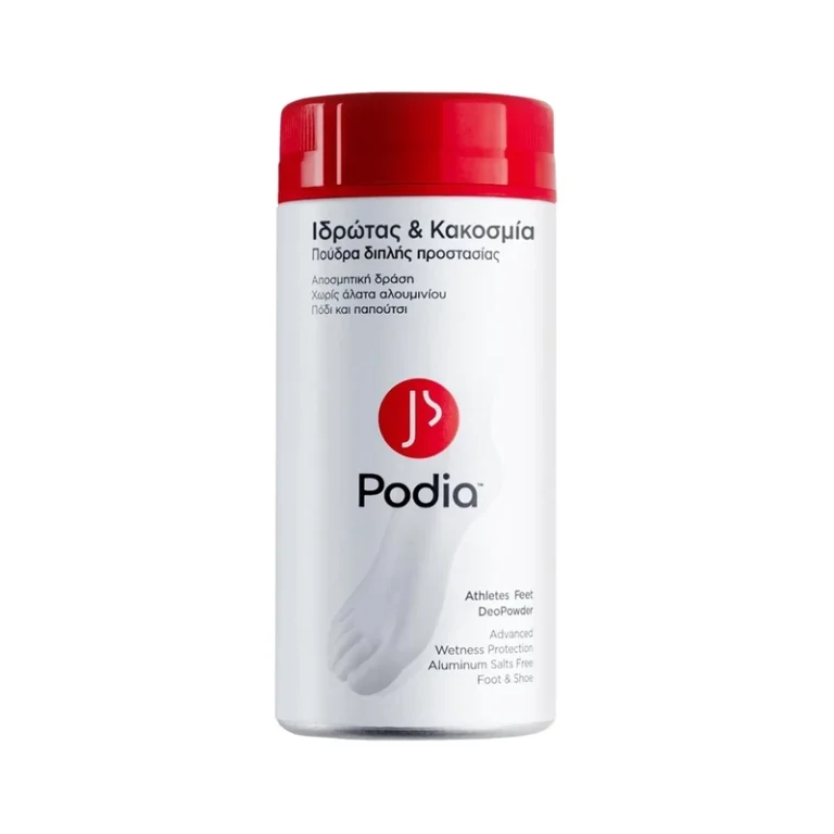 PODIA Πούδρα διπλής προστασίας για Ιδρώτα & Μύκητες - 100g
