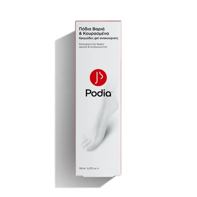 PODIA Κρεμώδες Ζελ για Πόδια Βαριά & Κουρασμένα - 150ml