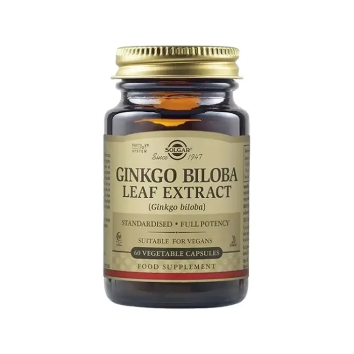 SOLGAR GINKGO BILOBA Leef Extract - 60 φυτικές κάψουλες - Image 1