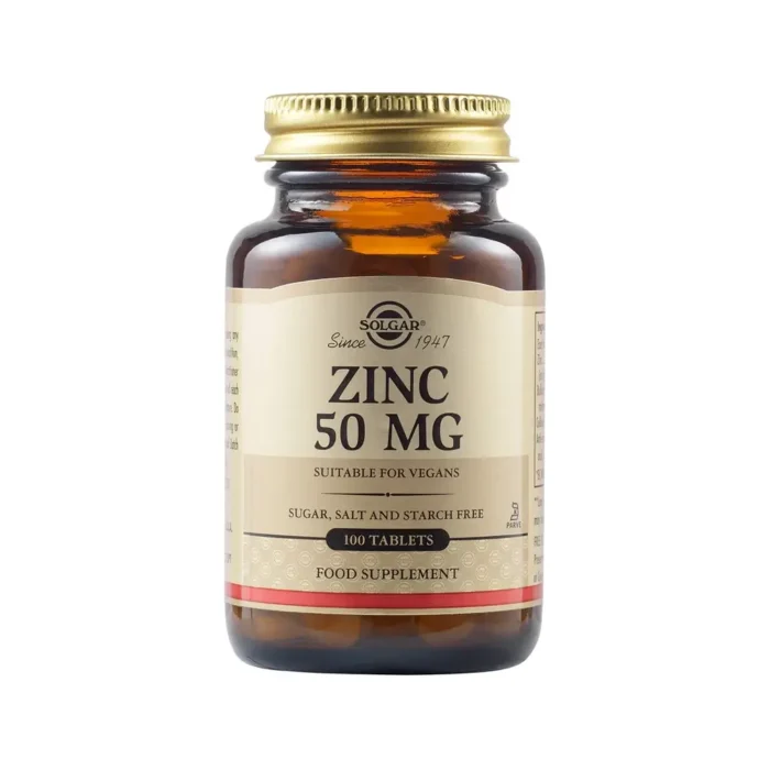 SOLGAR ZINC 50MG 100 TABS