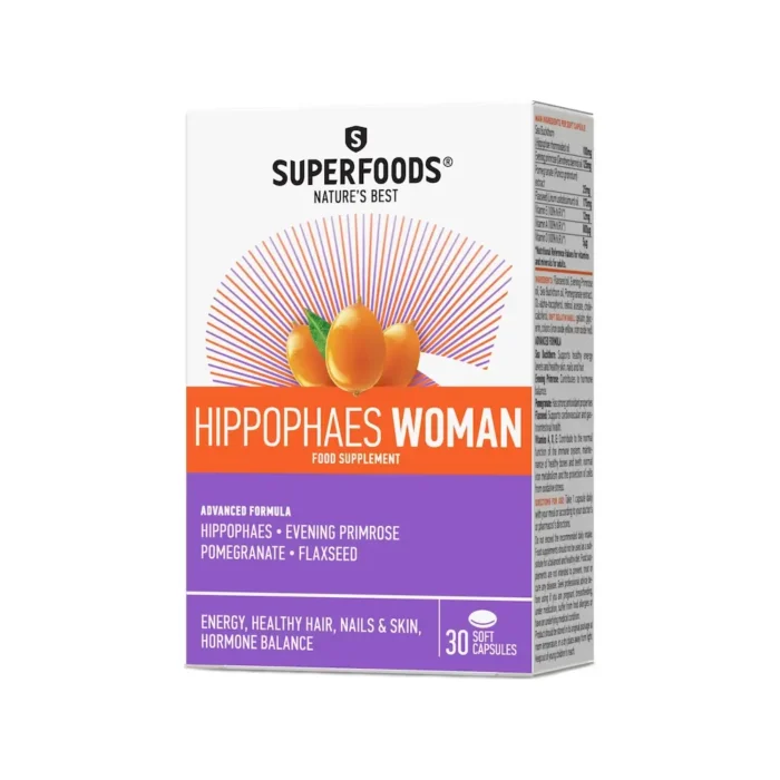 SUPERFOODS ΙΠΠΟΦΑΕΣ WOMAN για τη Γυναίκα - 30 μαλακές κάψουλες - Image 1