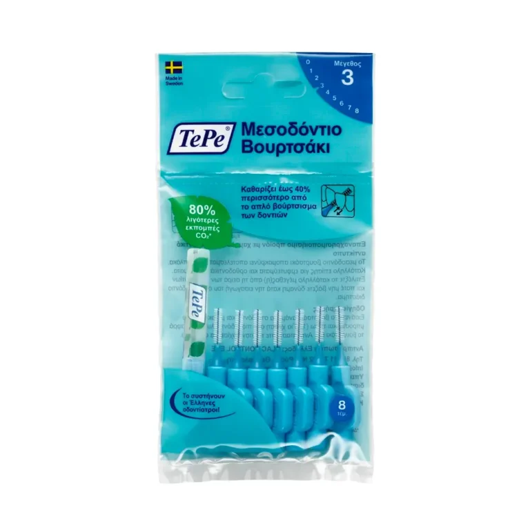 TEPE Μεσοδόντια Βουρτσάκια 0.6 mm Μπλε - 8 τεμάχια