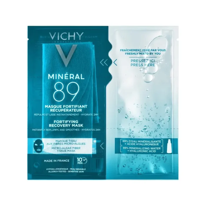 VICHY Mineral 89 Μάσκα Επανόρθωσης με Υαλουρονικό Οξύ - 29gr - Image 1