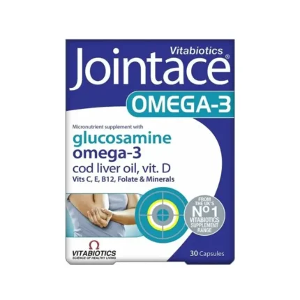 VITABIOTICS - JOINTACE Omega-3 & Glucosamine - 30 κάψουλες